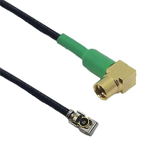 CB1.37-IPX4LLK-MCLFGT-10IN I-PEX MHF4L LK- MMCX RA JACK 10"