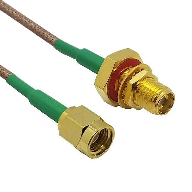 CBG-SAF3OGTX15-SARMGT-10IN RP-SMA PLUG - SMA BLKHD IP67 10"