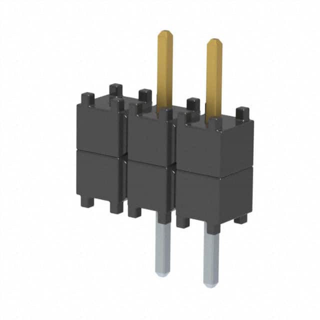 DW-03-07-S-S-200-001 CONN HDR 3POS 0.1 STACK T/H GOLD