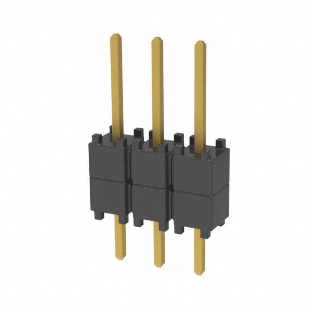 DW-03-08-G-S-200 CONN HDR 3POS 0.1 STACK T/H GOLD