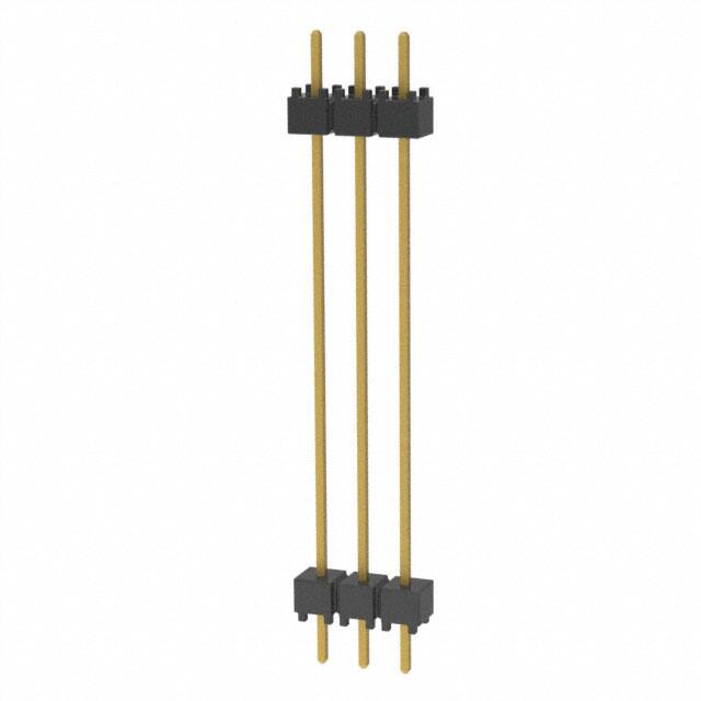 DW-03-14-G-S-1200 CONN HDR 3POS 0.1 STACK T/H GOLD