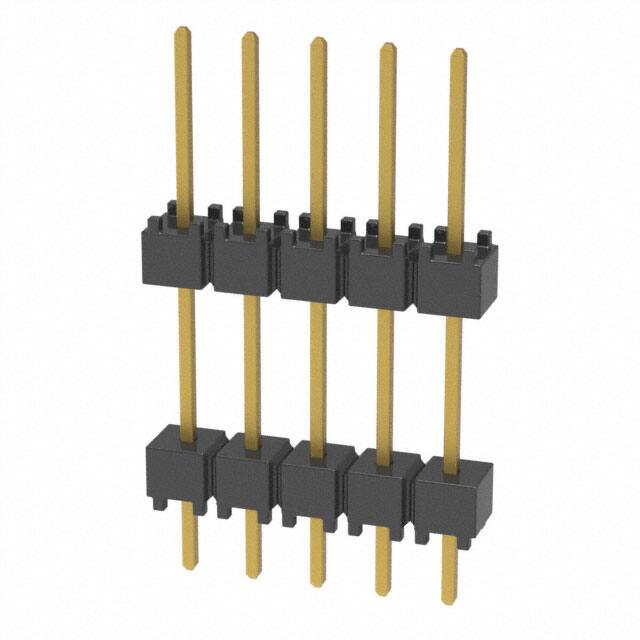 DW-05-10-G-S-450 CONN HDR 5POS 0.1 STACK T/H GOLD