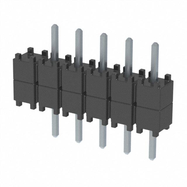 DW-06-07-T-S-200-001 CONN HDR 6POS 0.1 STACK T/H TIN