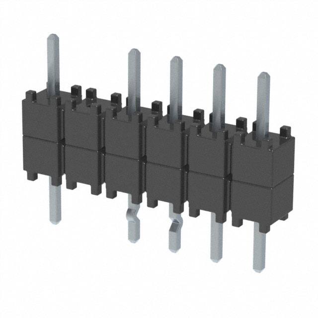 DW-06-07-T-S-200-LL-002 CONN HDR 6POS 0.1 STACK T/H TIN