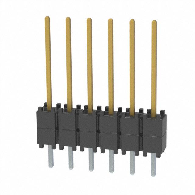 DW-06-09-L-S-200 CONN HDR 6POS 0.1 STACK T/H GOLD