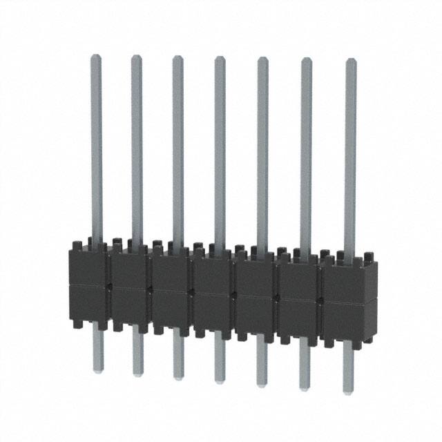 DW-07-09-T-S-200 CONN HDR 7POS 0.1 STACK T/H TIN