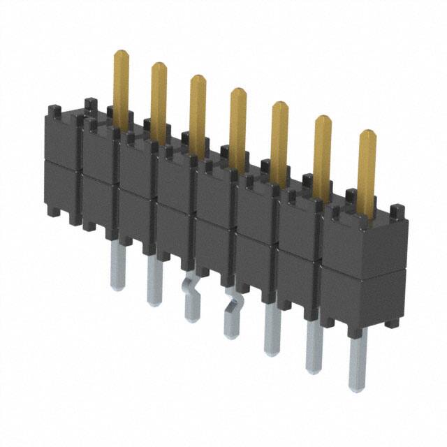 DW-08-07-S-S-200-LL-001 CONN HDR 8POS 0.1 STACK T/H GOLD
