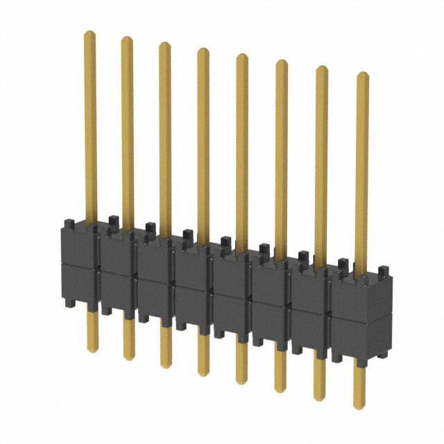 DW-08-09-G-S-200 CONN HDR 8POS 0.1 STACK T/H GOLD