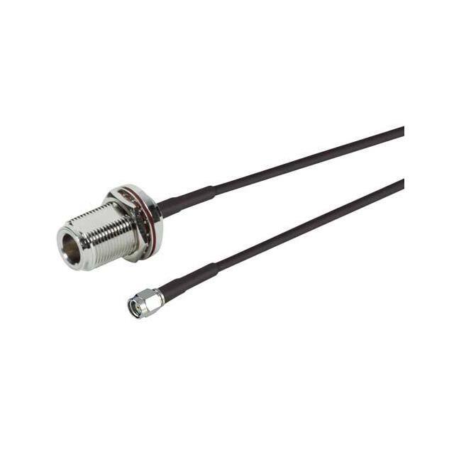 LMR-195-NFBH-SMRP(QTY:0.2M) LMR-195 N Female Bulkhead - RPSM