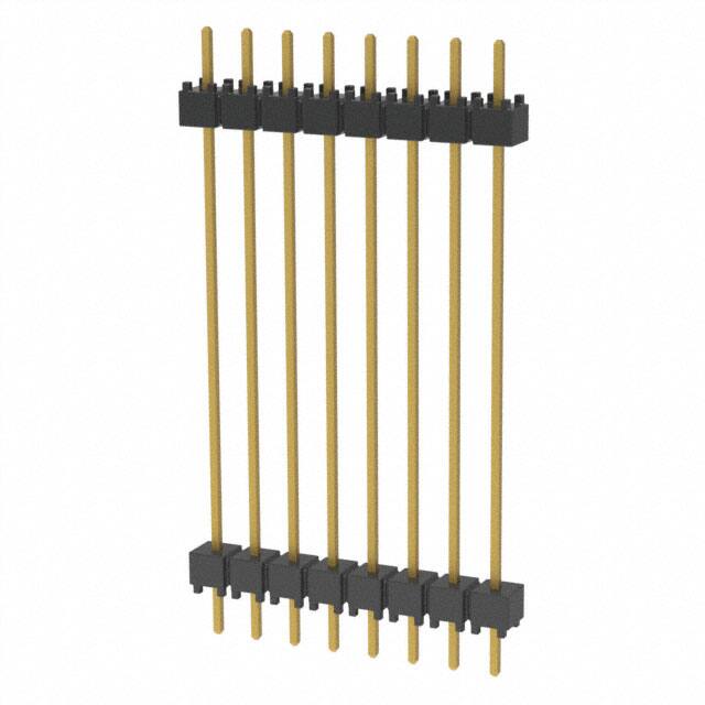 DW-08-14-G-S-1200 CONN HDR 8POS 0.1 STACK T/H GOLD