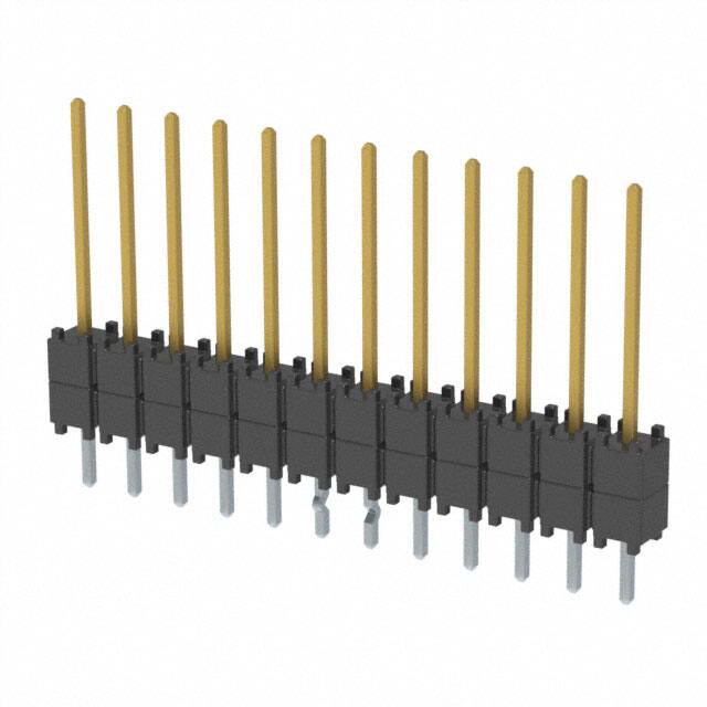 DW-12-09-L-S-200-LL CONN HDR 12POS 0.1 STACK T/H