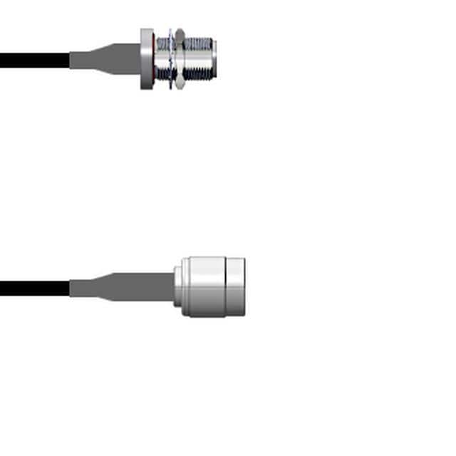 Q-1T05200032.5M CBL ASSY N TO TNC J-P RG174 2.5M