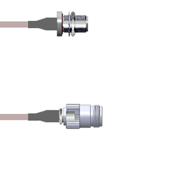 Q-1T02000050.5M CBL ASSY N-TYP JACK RG316 19.69"