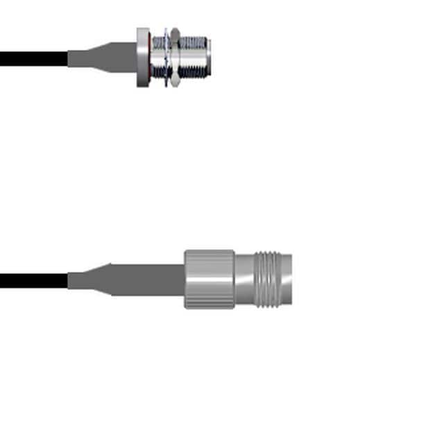 Q-1T04G0003003M CBL ASSY N TO TNC JACK RG174 3M