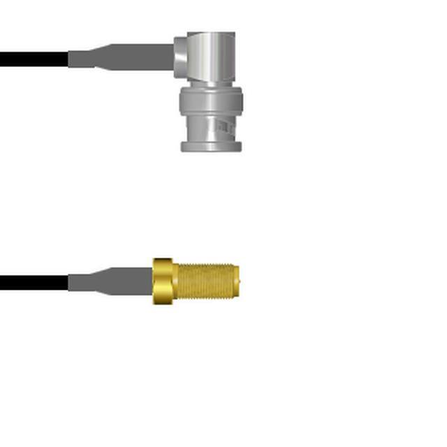 Q-0D0710003003i CBL ASSY RP-SMA-BNC J-P RG174 3"