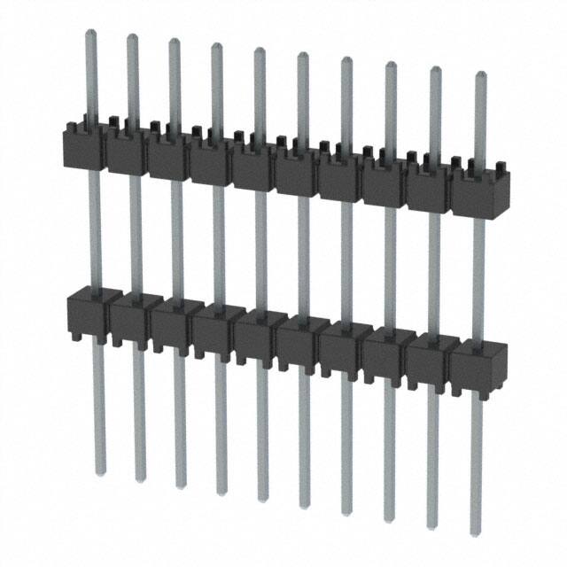 EW-10-12-T-S-500 CONN HDR 10POS 0.1 STACK T/H TIN