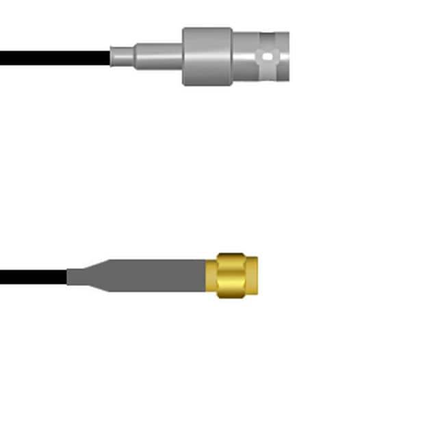 Q-030680003084i CBL ASSY RP-SMA-BNC P-J RG174 7'