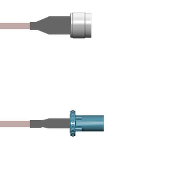 Q-2I05A0005018i CBL ASSY N-FAKRA PLUG RG316 18"