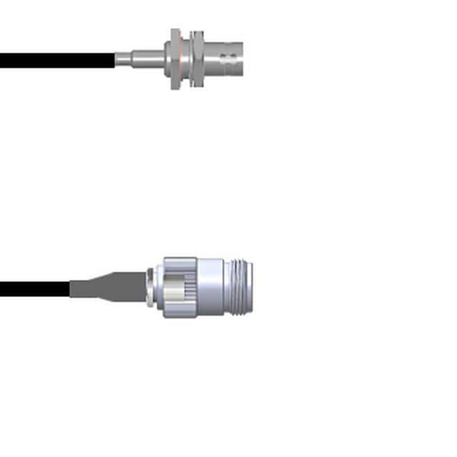 Q-040200003003M CBL ASSY BNC-N-TYP JACK RG174 3M