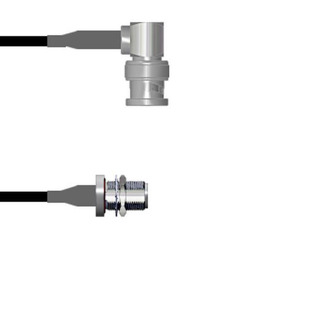 Q-0D01T0003003i CBL ASSY BNC-N-TYPE P-J RG174 3"