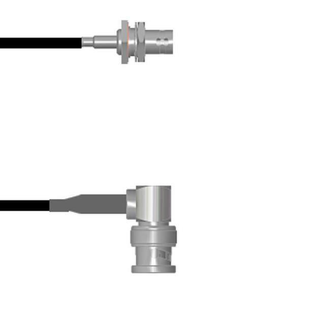Q-0400D0003006i CBL ASSY BNC JCK TO PLG RG174 6"