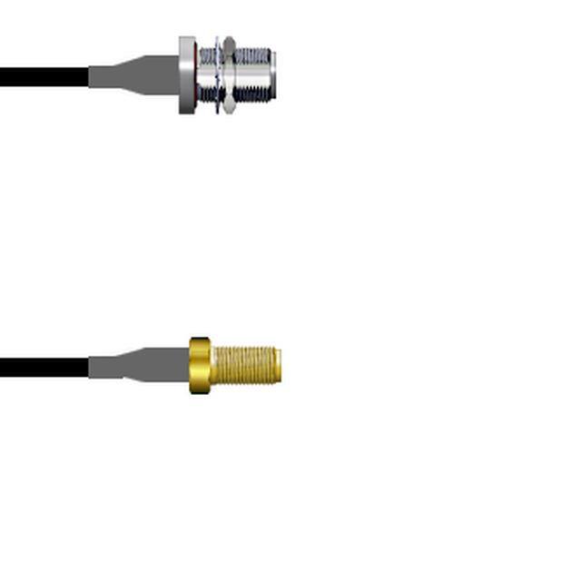 Q-1T02V0003.25M CBL ASSY SMA-N JACK RG174 9.843"
