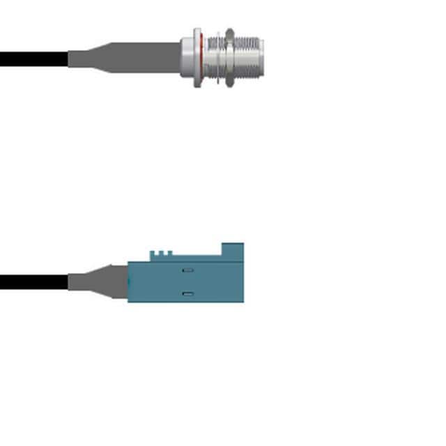 Q-1X05F0008024i CBL ASSY N-FAKRA JACK RG58 24"