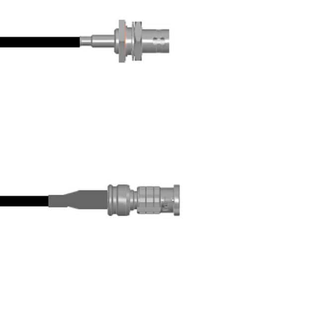 Q-0405H0003003i CBL ASSY BNC-HD-BNC J-P RG174 3"