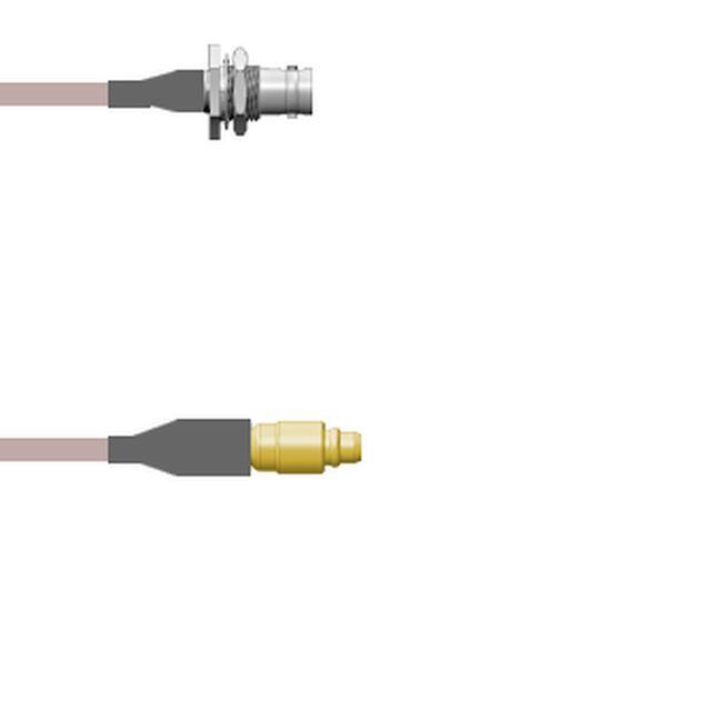 Q-0101P00010.5M CBL ASSY BNC-MMCX RG178 19.69"