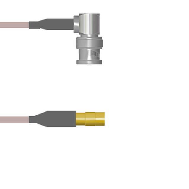 Q-0D01J0005.25M CBL ASSY BNC-MMCX RG316 9.843"