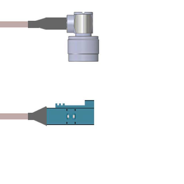 Q-2C05E0005018i CBL ASY N-FAKRA P-J RG316 18"