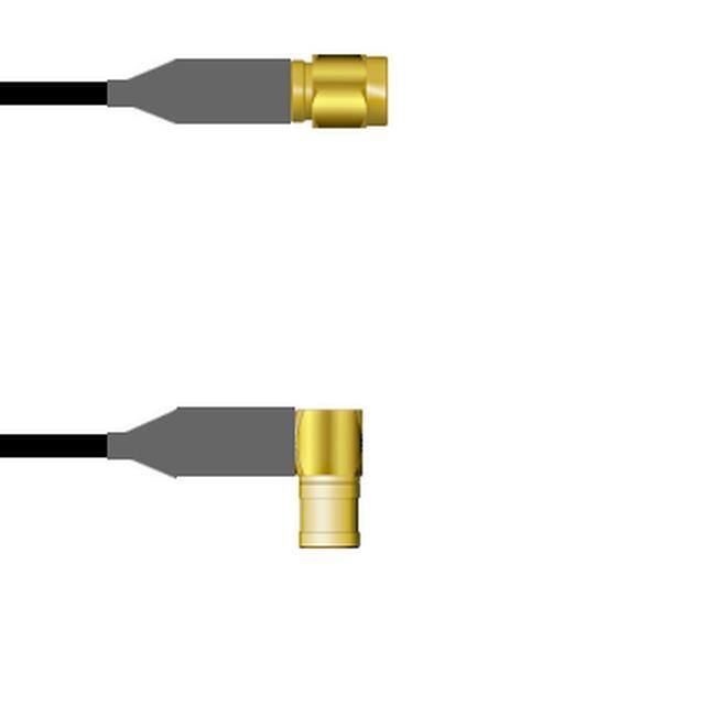 Q-6903U0008.75M SMA-SP/SMB-RP RG58 0.75M