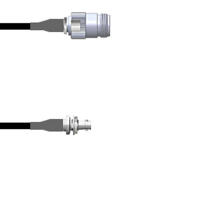 Q-2000P0003009i CBL ASSY HD-BNC TO N JK RG174 9"