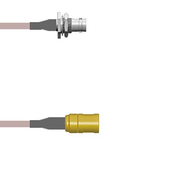 Q-0106000010.5M CBL ASSY BNC-SMB RG178 19.69"