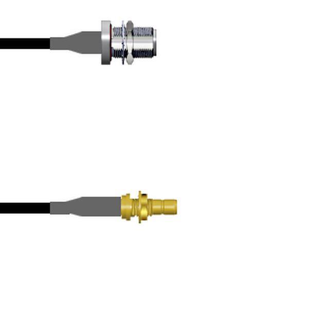 Q-1T03M0003003i CBL ASSY SMB-N JACK RG174 3"