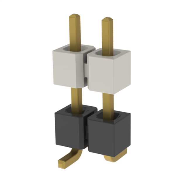 HW-02-08-G-S-375-SM CONN HDR 2POS 0.1 STACK SMD GOLD