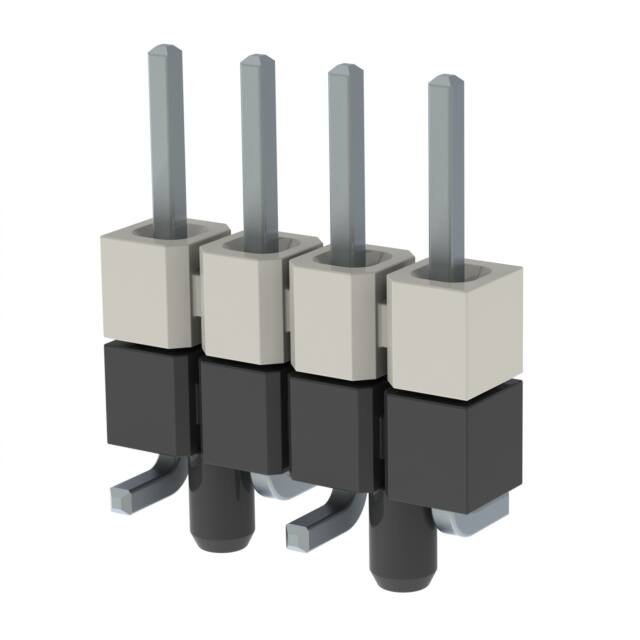 HW-04-16-T-S-275-SM-A CONN HDR 4POS 0.1 STACK SMD TIN