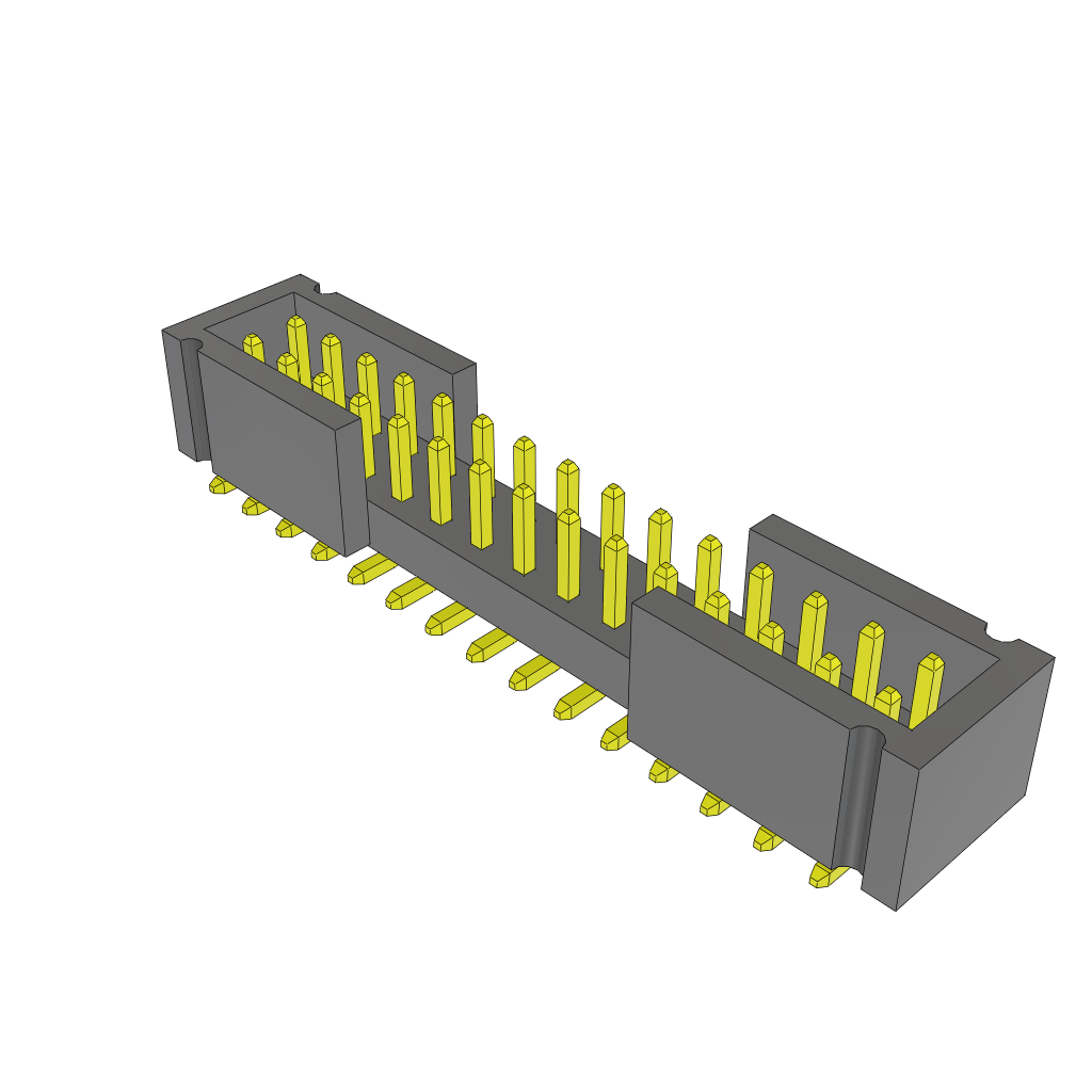 TMMH-115-01-G-DV-ES The Samtec Inc. TMMH-115-01-G-DV-ES is a low profile header strip with a 2.00 mm pitch. It features 30 positions and surface mount termination.