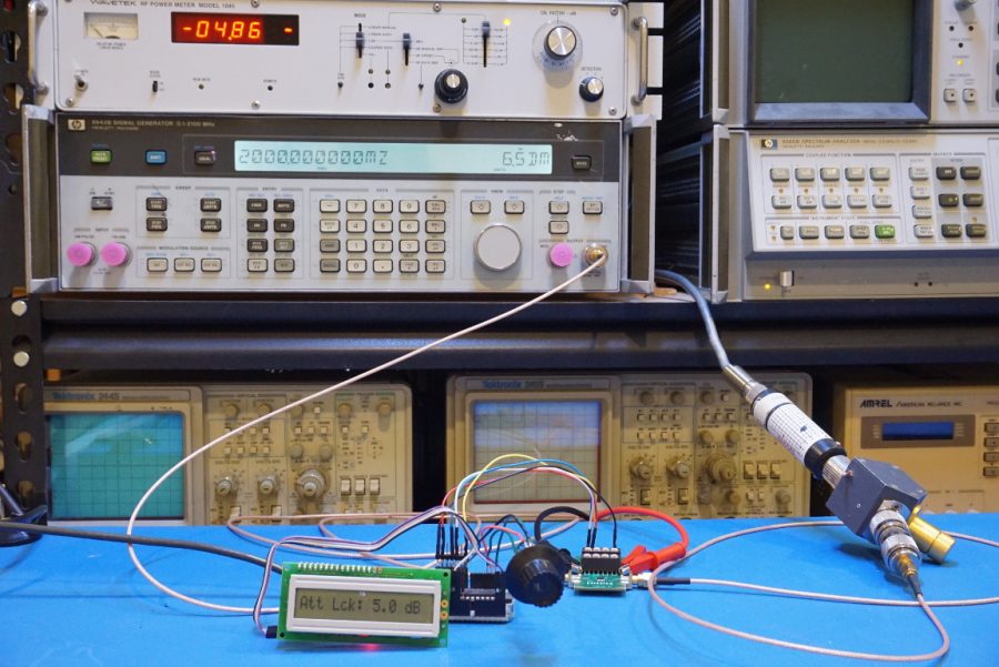 HMC624LP4E The Hittite Microwave HMC624LP4E is a broadband 6-bit GaAs MMIC digital attenuator operating from DC to 6 GHz. It offers a 31.5 dB attenuation range with 0.5 dB LSB steps.