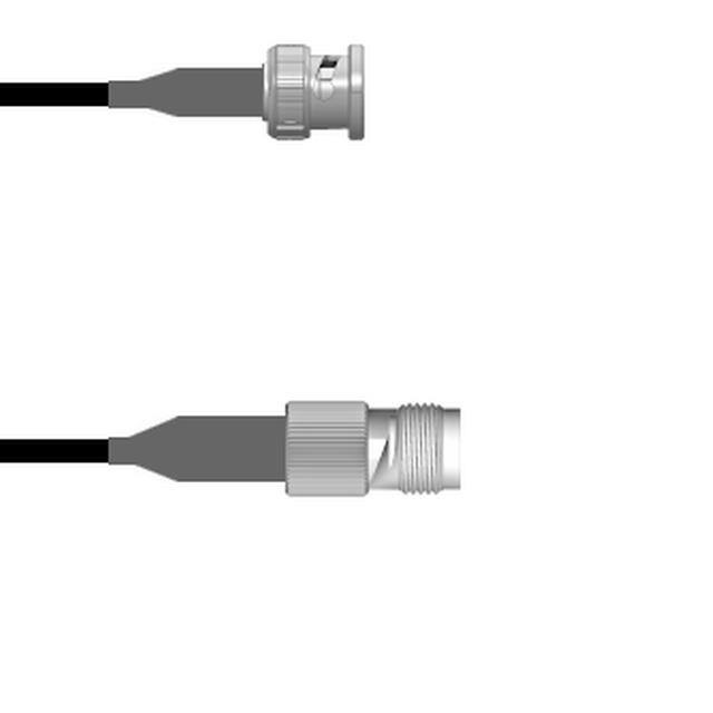 Q-0L04J00082.5M CBL ASY BNC-TNC P-J RG58 2.5M