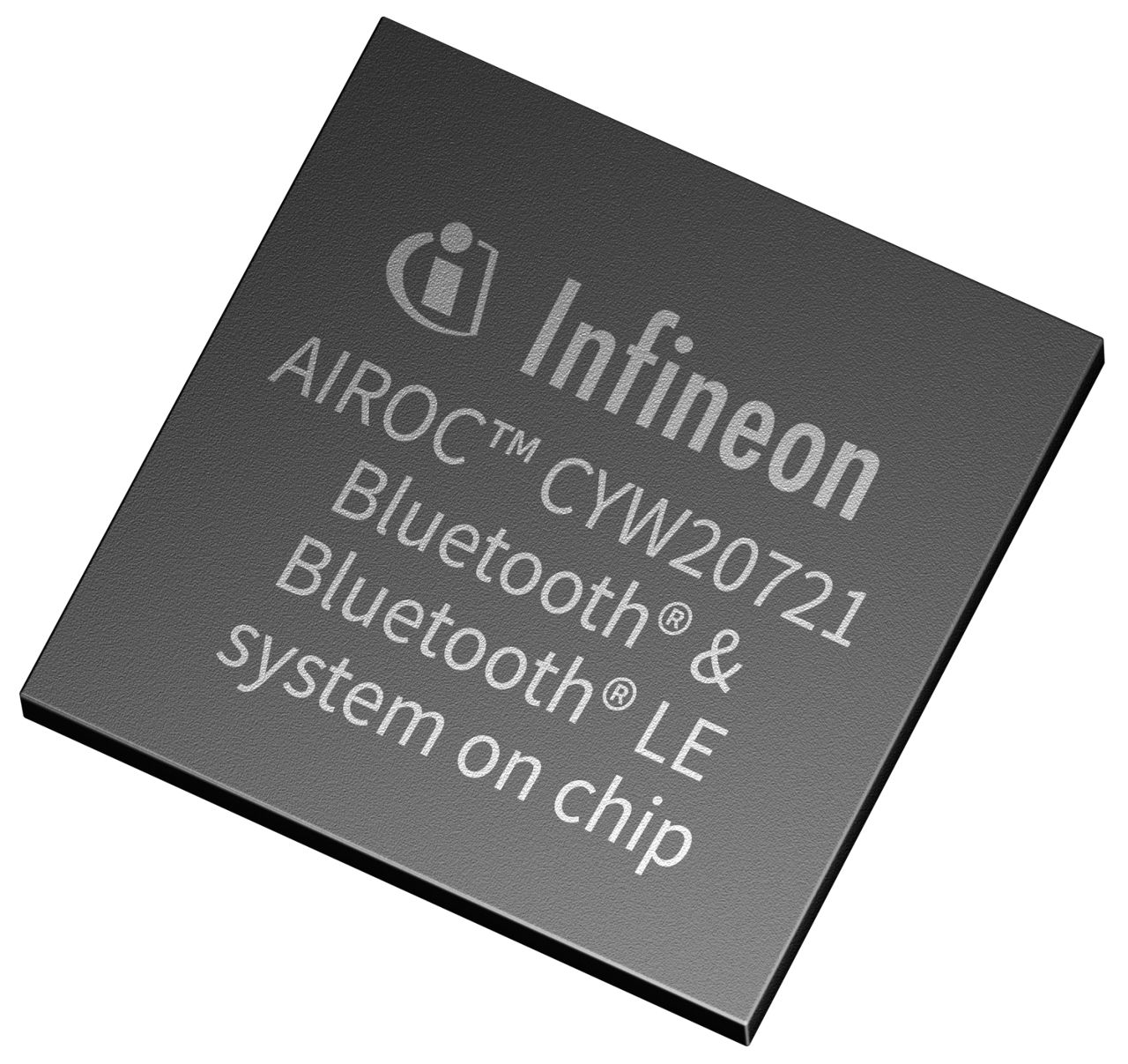 CYW20721B2KUMLG The Infineon Technologies CYW20721B2KUMLG is an RF transceiver IC with an integrated MCU, supporting Bluetooth, BLE, and IEEE 802.15.4 protocols. It operates at 2.4GHz with a data rate up to 3Mbps.