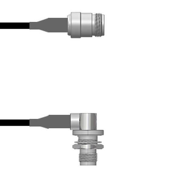 Q-1W0490008009i CBL ASSY N TO TNC JACK RG58 9"