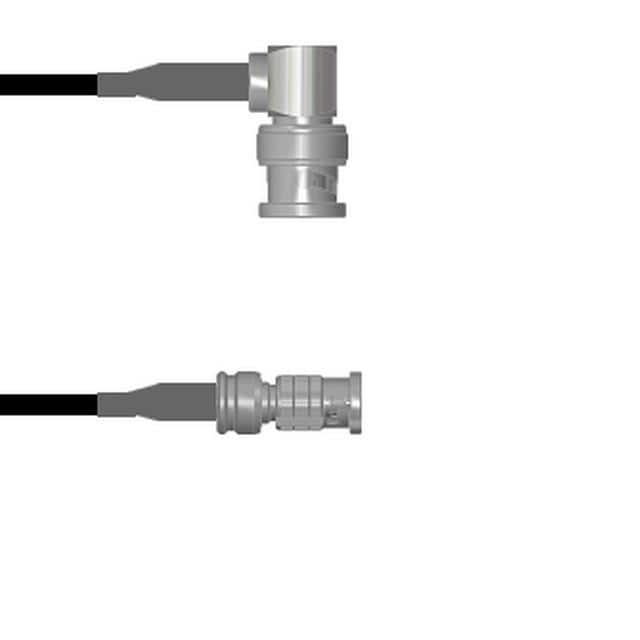 Q-0D05H0003012i CBL ASSY BNC-HD-BNC PL RG174 12"