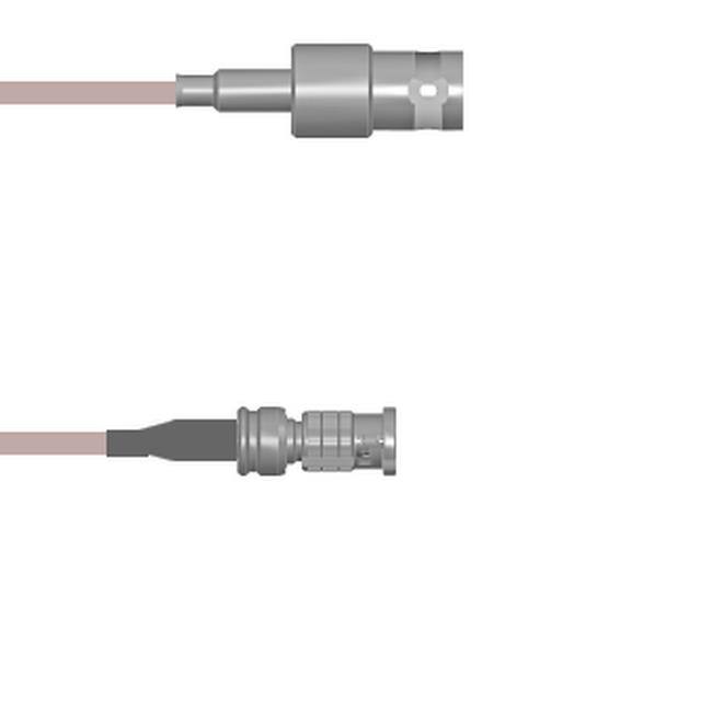 Q-0305H0005.75M CBL ASSY BNC-HD-BNC RG316 29.53"