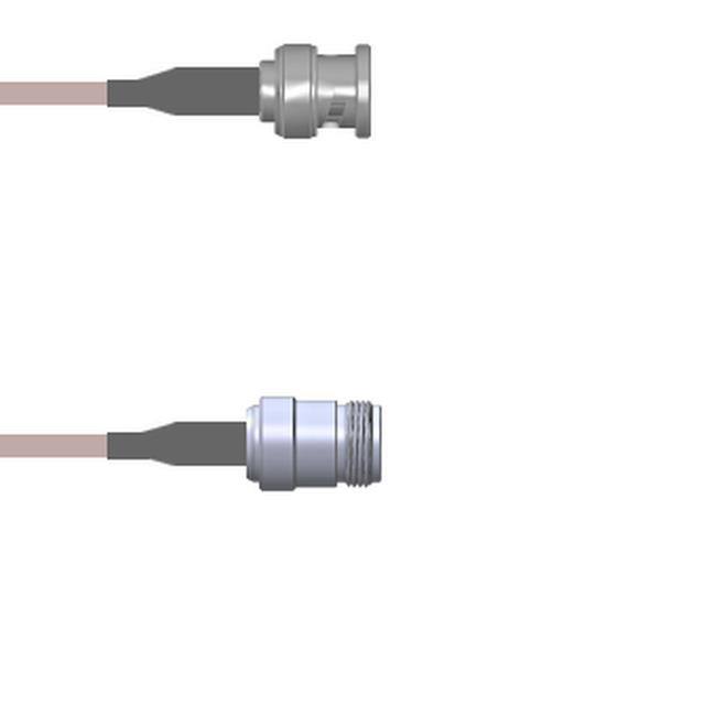 Q-0M024000H0.5M CBL ASSY BNC-N-TYPE RG142 19.69"
