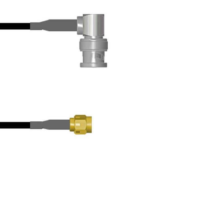 Q-0D03B0003084i CBL ASSY BNC-SMA PLUG RG174 7'