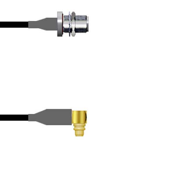Q-1T01N0003006i CBL ASSY MMCX-N P TO J RG174 6"