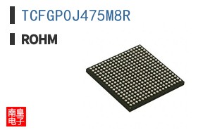 TCFGP0J475M8R The ROHM Semiconductor TCFGP0J475M8R is a tantalum capacitor with a capacitance of 4.7uF and a voltage rating of 6.3V. It features a ±20% tolerance and operates within a temperature range of -55°C to 125°C.
