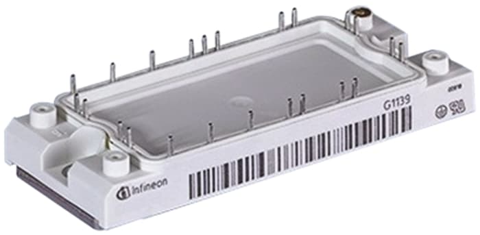 FS75R12KT4B15BOSA1 The Infineon FS75R12KT4B15BOSA1 is an N-Channel 3 Phase Bridge IGBT Module. It offers a 75A continuous collector current and a 1200V collector-emitter voltage.