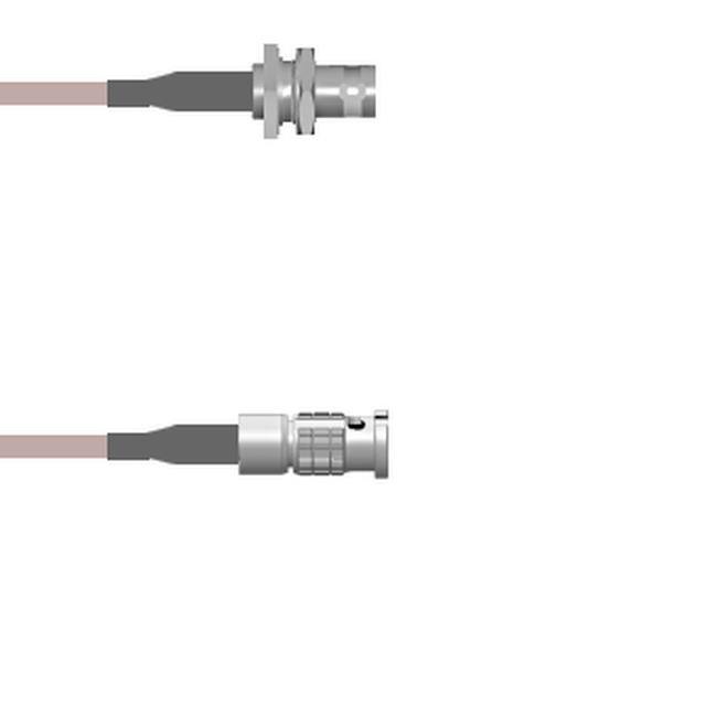Q-0600W000S003i CBL ASSY BNC-HD-BNC J-P RG179 3"